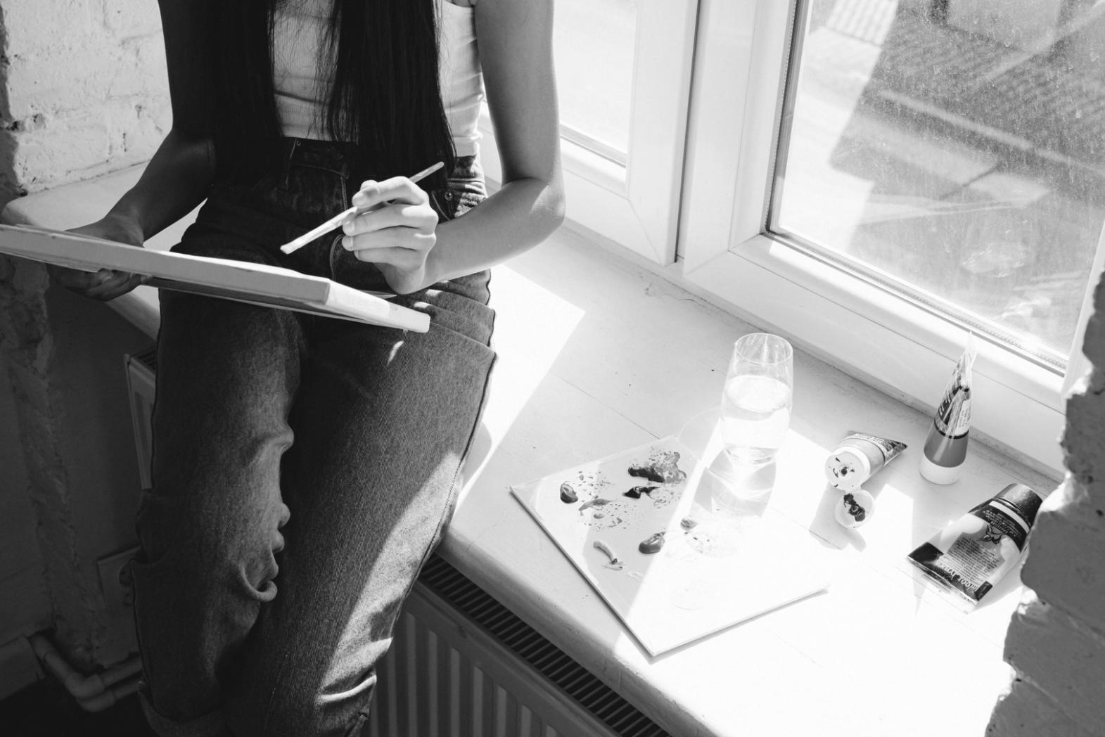 Dettaglio di artwork digitale in fase di realizzazione